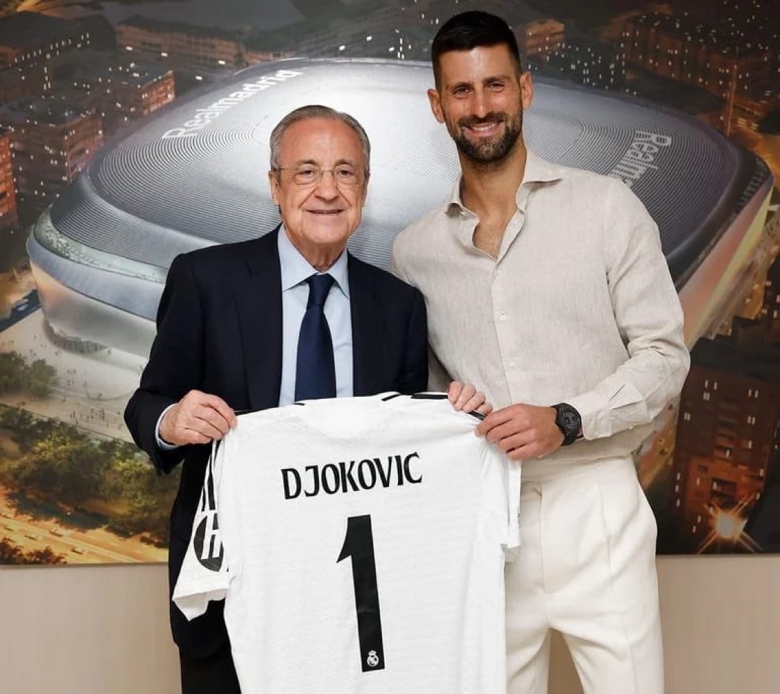 DB真人旗舰德约科维奇：在伯纳乌打网球比赛？一定很精彩，若能成真就太棒了